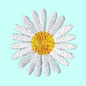 Daisy embroidery